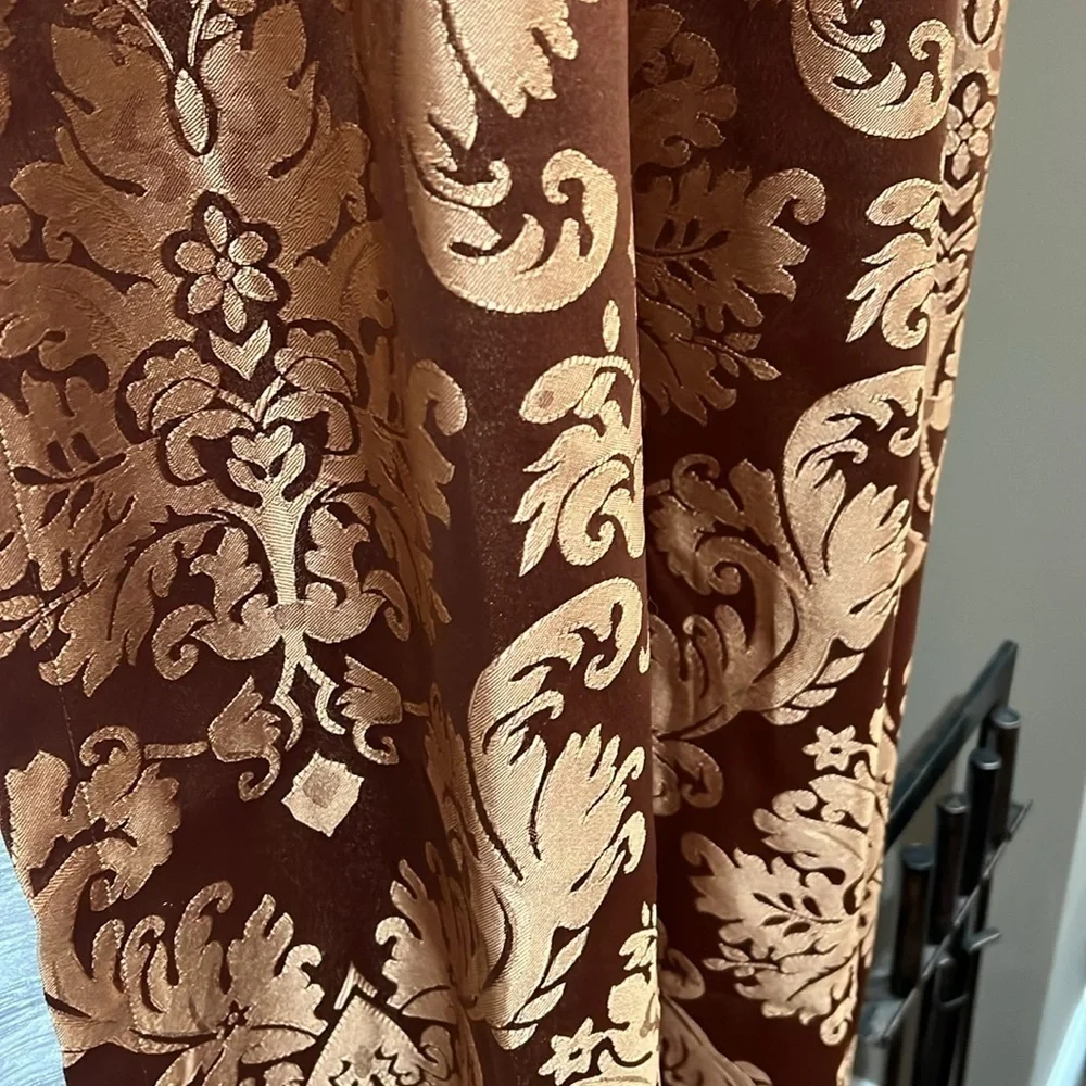 Croscill Home Curtains beautiful & rich! Color is rust & gold